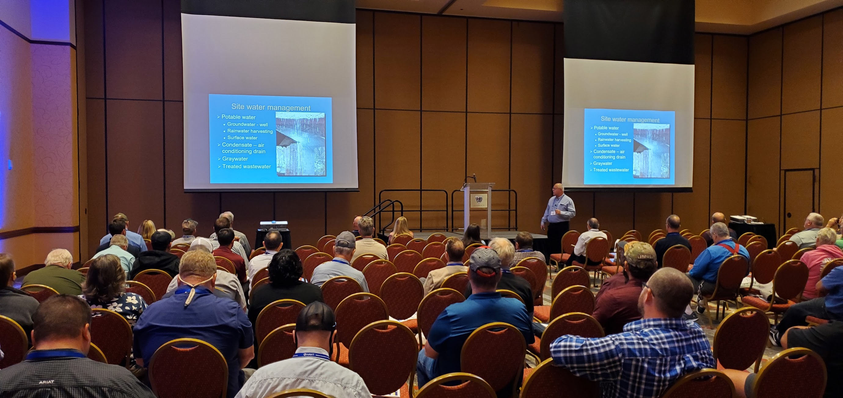 Geigle's Utilities team at industry training conference